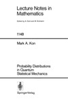 Mark A. Kon  Probability Distributions in Quantum Statistical Mechanics