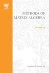 M. Pease  Methods of Matrix Algebra
