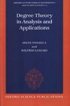 Fonseca I., Gangbo W.  Degree theory in analysis and applications