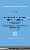 Diamond H.G., Halberstam H.  A Higher-Dimensional Sieve Method: With Procedures for Computing Sieve Functions