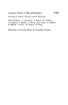 Kadirkamanathan V., Sanguinetti G.  Pattern Recognition in Bioinformatics: 4th IAPR International Conference, PRIB 2009, Sheffield, UK, September 7-9, 2009, Proceedings