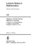 L. F. McAuley  Algebraic and Geometrical  Methods in Topology
