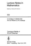 C.G.Gibson, K.Wirthmuller, AAdu Plessis  Lecture Notes in  Mathematics
