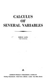 Lang S., Loomis L.H.  Calculus of several variables