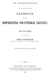 Harnack A.  Introduction to elements of differential and integral calculus
