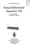 Shubin M.A.  Partial Differential Equations VII: Spectral Theory of Differential Operators