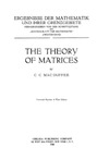 MacDuffee C.C.  The theory of matrices