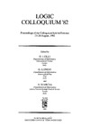 Lolli G., Longo G., Marcja A.  Logic Colloquium 1982: Proceedings of the Colloquium held in Florence  23-28 August, 1982