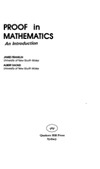 Daoud A., Franklin J.  Proof in Mathematics: An Introduction
