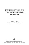 Lang S.  Introduction To Transcendental Numbers