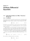 0  Ordinary Differential Equations.Chapter 13.