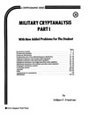 Friedman W. F.  Military cryptanalysis. Parts I - IV