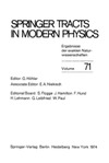 Hohler G.  Springer tracts in modern Physics