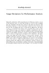 A. Shwartz  Large Deviations for Performance Analysis