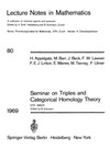 Appelgate H., Barr M., Beck J.  Seminar on Triples and Categorical Homology Theory