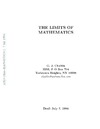 Chaitin G.  The Limits of Mathematics (Discrete Mathematics and Theoretical Computer Science)