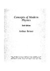 Beiser A.  Concepts of Modern Physics