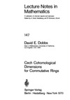 Dobbs D.  Cech Cohomological Dimensions for Commutative Rings