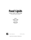 Akoh C., Min D.  Food Lipids: Chemistry, Nutrition, and Biotechnology