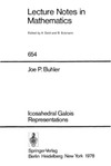 Buhler J.  Icosahedral Galois Representations