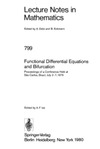 Ize A. — Functional Differential Equations and Bifurcation
