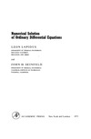 Torokhti A., Howlett P.  Numerical solution of ordinary differential equations