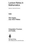 Kaijser S., Pelletier J.  Interpolation Functors and Duality