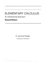 Keisler H.J.  Elementary calculus: an infinitesimal approach