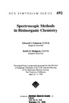 Solomon E., Hodgson K.  Spectroscopic Methods in Bioinorganic Chemistry