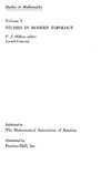 Hilton P.J.  Studies in Modern Topology Volume 5 Studies in Mathematics Series