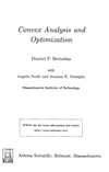 Bertsekas D.  Convex analysis and optimization