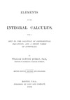 Byerly W.  Elements of the integral calculus