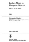 Calmet J.  Computer Algebra, EUROCAM '82