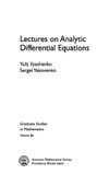 Ilyashenko Y., Yakovenko S.  Lectures on analytic differential equations