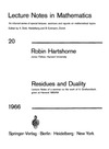 Hartshorne R.  Residues and duality