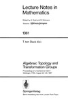 tom Dieck T.  Algebraic Topology and Transformation Groups