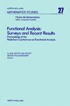 Bierstedt K.-D., Duchssteiner B.  Functional Analysis: Surveys and Recent Results. Proceedings of the Paderborn Conference on Functional Analysis. (North-Holland mathematics studies 27)