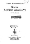 Barth W.  Several Complex Variables VI: Complex Manifolds (Encyclopaedia of Mathematical Sciences)