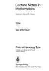 Wu W. — Rational Homotopy Type
