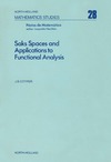 Cooper J.  Saks spaces and applications to functional analysis