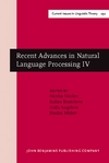 Nicolov N.(ed.)  Recent advances in natural language processing IV: selected papers from RANLP 2005