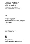 Aubert K., Ljunggren W.  Proceedings of the 15th Scandinavian Congress Oslo 1968