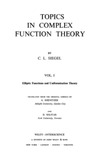 Siegel C.  Topics in Complex Function Theory, Vol. 1: Elliptic Functions and Uniformization Theory