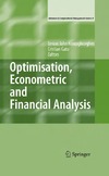 Kontoghiorghes E., Gatu C.  Optimisation, Econometric and Financial Analysis
