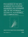 Arge L. (ed.), Italiano G.F. (ed.), Sedgewick R. (ed.)  Proceedings of the Sixth Workshop on Algorithm Engineering and Experiments and the First Workshop on Analytic Algorithmics and Combinatorics
