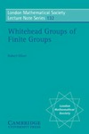 Oliver R.  Whitehead groups of finite groups