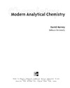 Harvey D.  Modern Analytical Chemistry