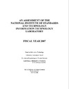 National Research Council — An Assessment of the National Institute of Standards and Technology Information Technology Laboratory: Fiscal Year 2007