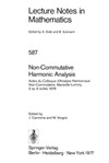 Carmona J., Vergne M.  Non-Commutative Harmonic Analysis