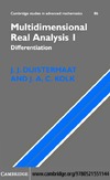 Duistermaat J., Kolk J.  Multidimensional real analysis. Differentiation